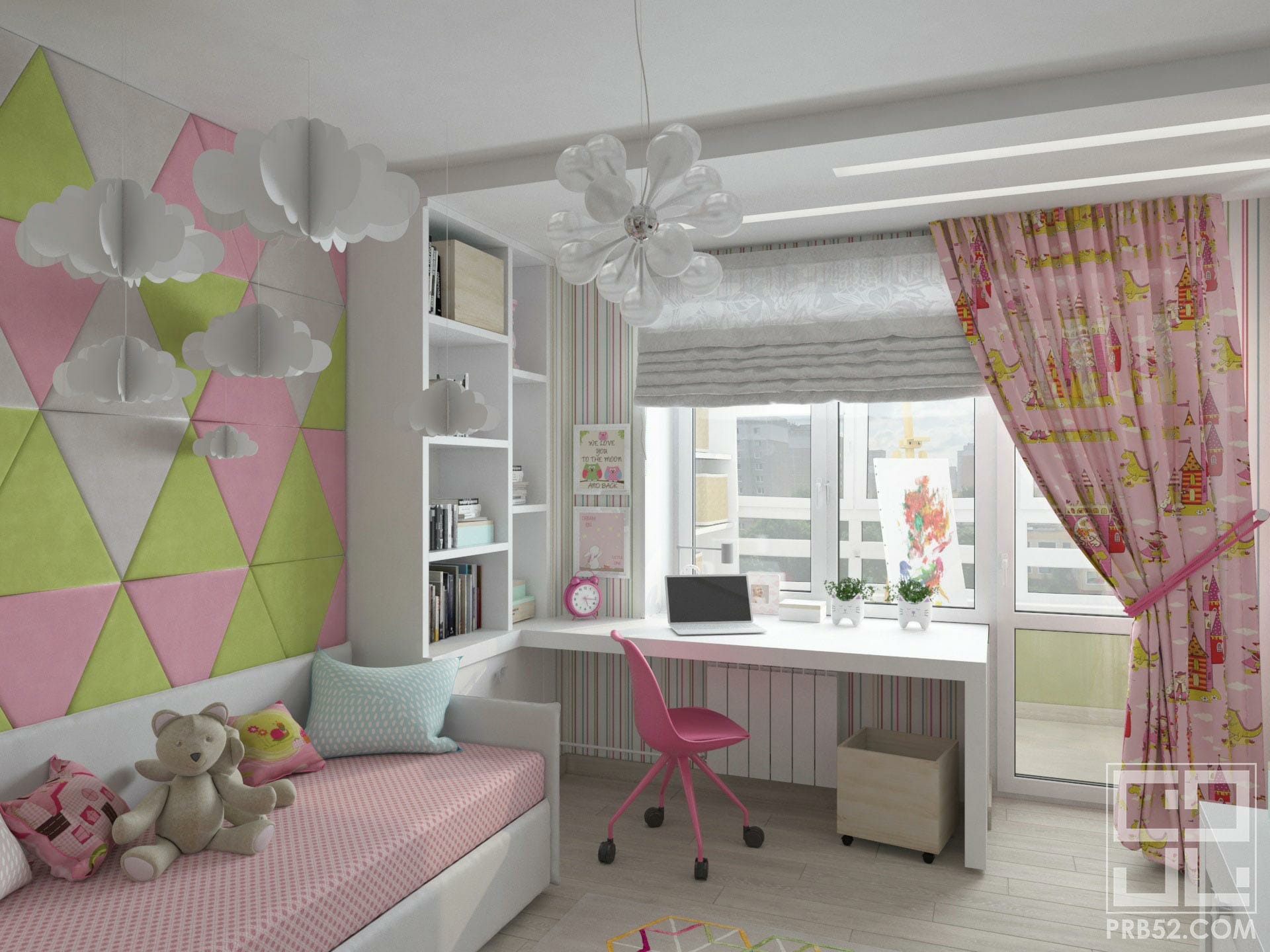 дизайн интерьера детской комнаты