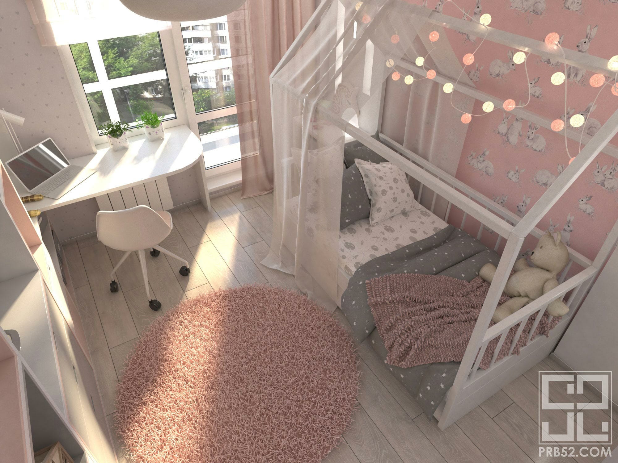 дизайн интерьера детской комнаты для маленькой принцессы