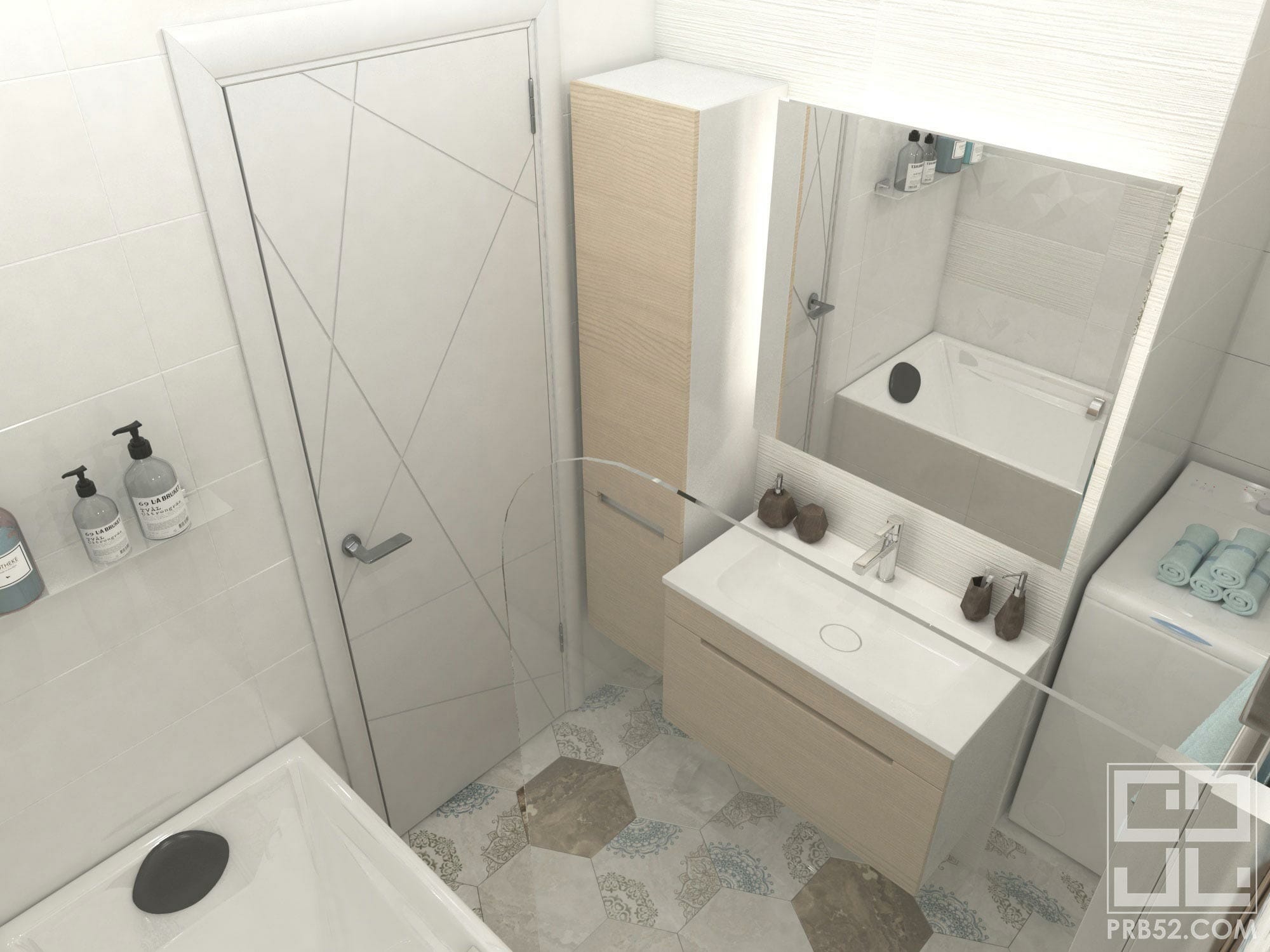 дизайн интерьера ванной комнаты с подсветкой